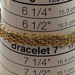 Monet Gold toned  Chain Bracelet vintage